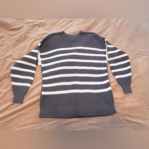 Hollister striped cotton sweater